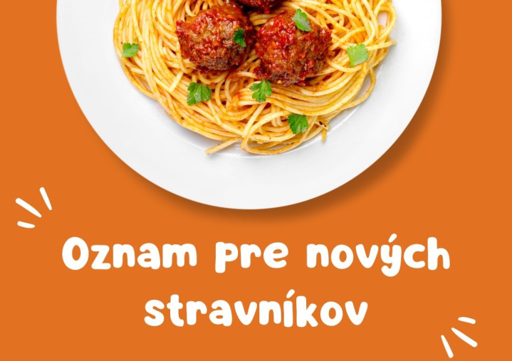 Dôležité informácie pre nových stravníkov - žiakov nastupujúcich po ukončení 8. ročníka ZŠ