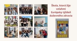 &Scaron;kola, ktor&aacute; žije vzťahmi: Eur&oacute;psky t&yacute;ždeň du&scaron;evn&eacute;ho zdravia