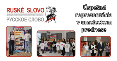 Úspešná reprezentácia v umeleckom prednese Ruské slovo 2025