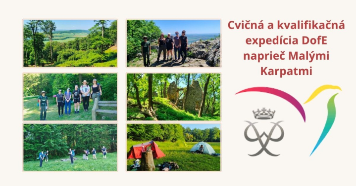 Študenti Gymnázia Jána Baltazára Magina preverili svoju vytrvalosť počas expedičného pochodu DoFE v Malých Karpatoch