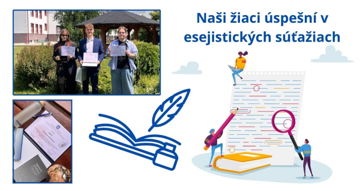 Naši žiaci úspešní v esejistických súťažiach