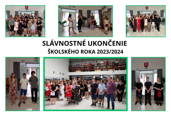 SLÁVNOSTNÉ UKONČENIE ŠKOLSKÉHO ROKA 2023/2024