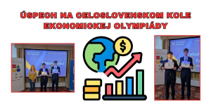 &Uacute;spech na celoslovenskom kole Ekonomickej olympi&aacute;dy