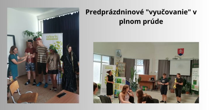Predprázdninové "vyučovanie" v plnom prúde
