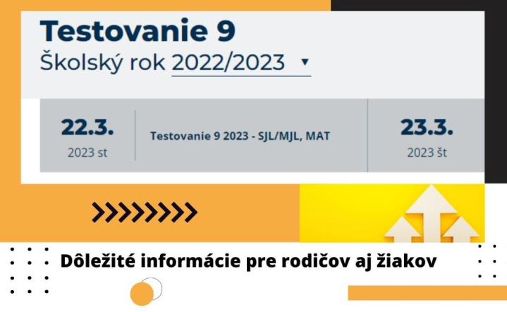 Oznam k Testovaniu 9