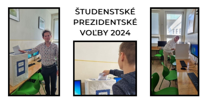 Študentské voľby prezidenta 2024 na našej škole