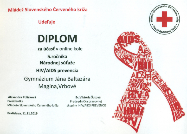 Národná súťaž HIV/AIDS prevencia