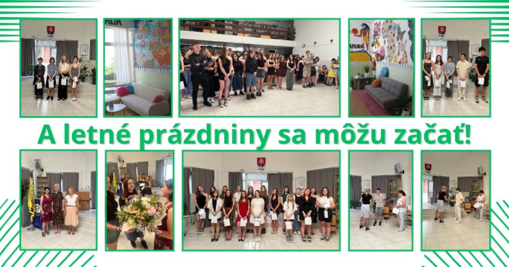 A letné prázdniny sa môžu začať!