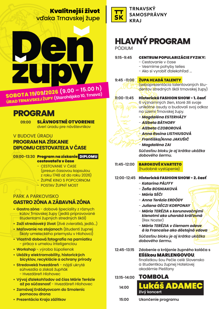 Deň župy - príďte už v sobotu