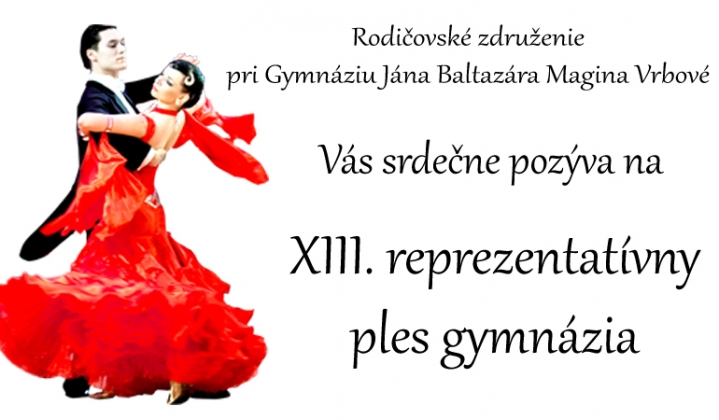 XIII. reprezentatívny ples gymnázia