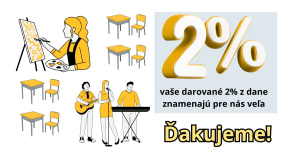 Venujte 2 % z dane pre na&scaron;ich žiakov &ndash; spoločne tvor&iacute;me lep&scaron;ie Gymn&aacute;zium J. B. Magina