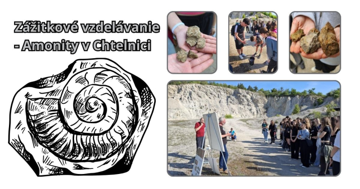 Zážitkové vzdelávanie – Amonity v Chtelnici